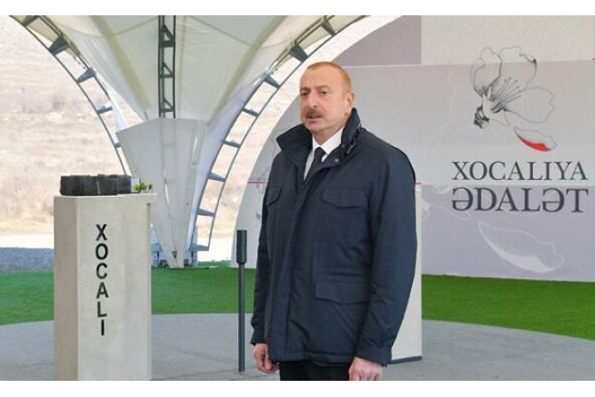 Prezident Xocalıdadır 