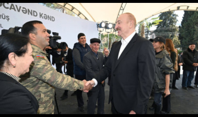 Prezident İlham Əliyev Xocavənd şəhər və kənd sakinləri ilə görüşüb 