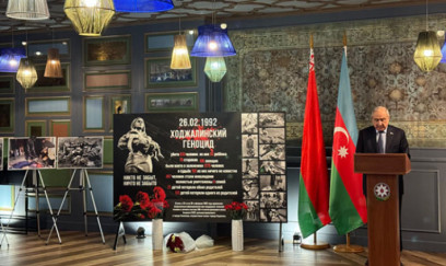 Belarusda Xocalı soyqırımı ilə bağlı tədbir keçirildi - Fotolar-Video