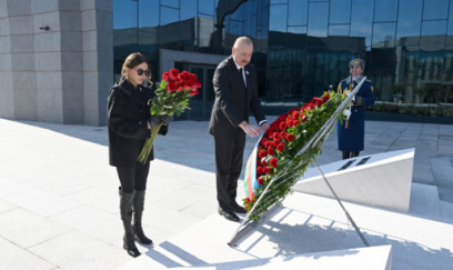 Xocalı Soyqırımı Memorialının açılışından - Fotolar