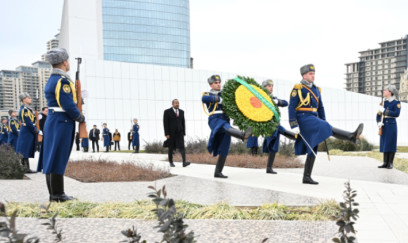 Efiopiyanın Baş naziri Zəfər parkını ziyarət etdi - FOTO