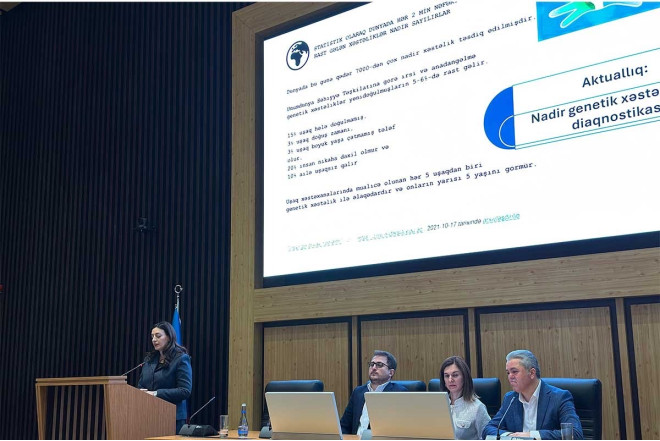 Həkim Arzu Quliyeva nadir genetik xəstəliklərlə bağlı skrininq testlərinin əhəmiyyətindən bəhs edib 