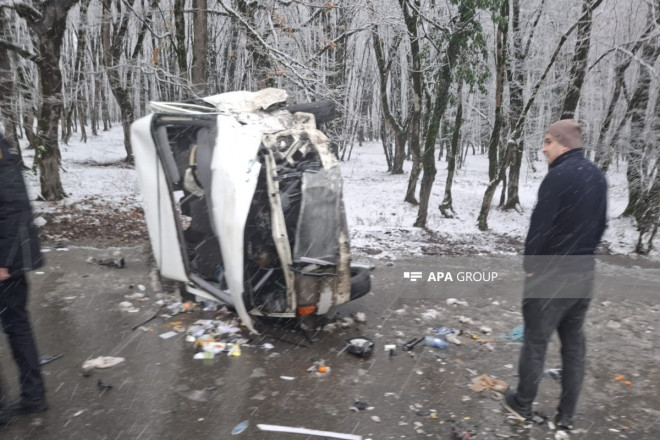İsmayıllıda 3 maşın toqquşdu, 2 nəfər öldü 