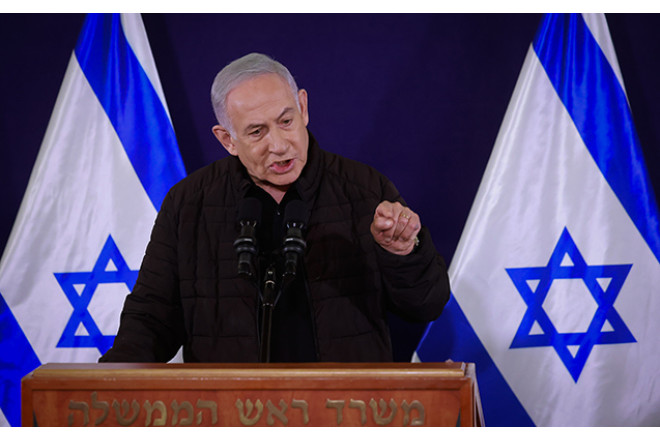 Netanyahu bunkerdə rəsmilərlə görüş keçirir 