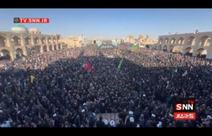 Xameneinin ölümünə görə aksiyalar keçirilir - VIDEO