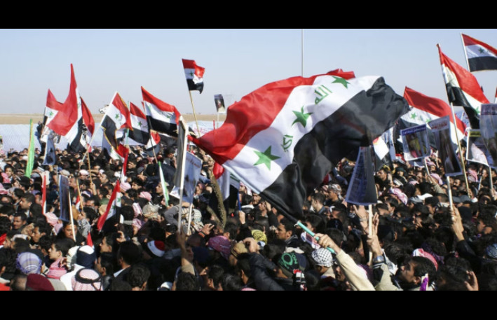 Xameneinin öldürülməsindən sonra Bağdadda etirazlar başladı: ABŞ səfirliyinə doğru... - FOTO