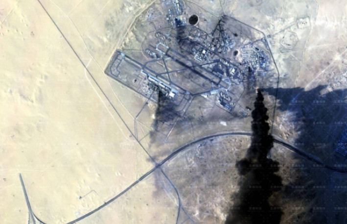 İranın zərbəsindən sonra Küveytdəki ABŞ bazasının PEYK görüntüsü