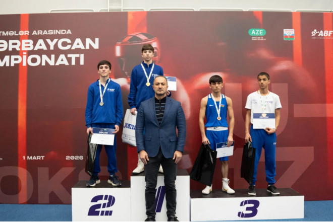 Yeniyetmə boksçular arasında Azərbaycan çempionatının qalibləri müəyyənləşib 
