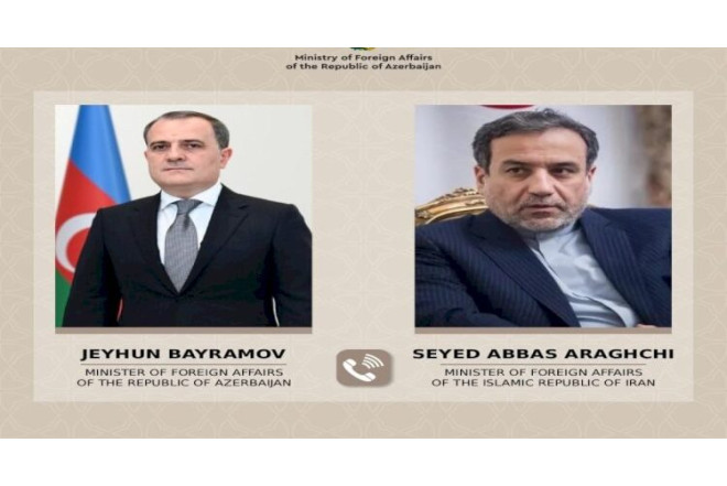 Ceyhun Bayramov Ərağçi ilə danışdı 