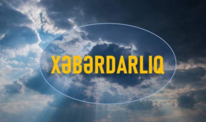Bəzi yerlərə yağış, dağlıq ərazilərə qar yağacaq- XƏBƏRDARLIQ