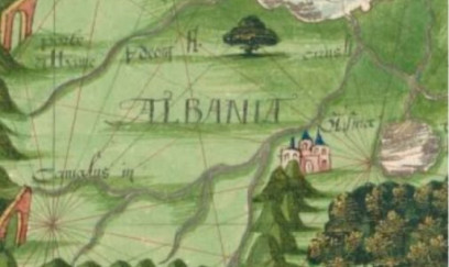 Orta əsrlər xəritəsində Albaniya və Xəzəryanı tayfaların etnik kimliyi 