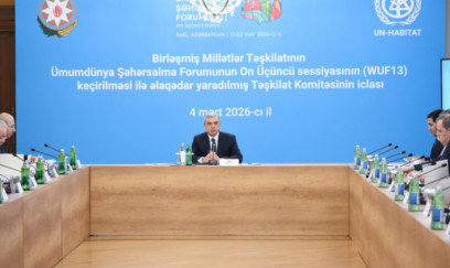 WUF13-ə hazırlıq məsələlərinə dair məruzələr dinlənilib 