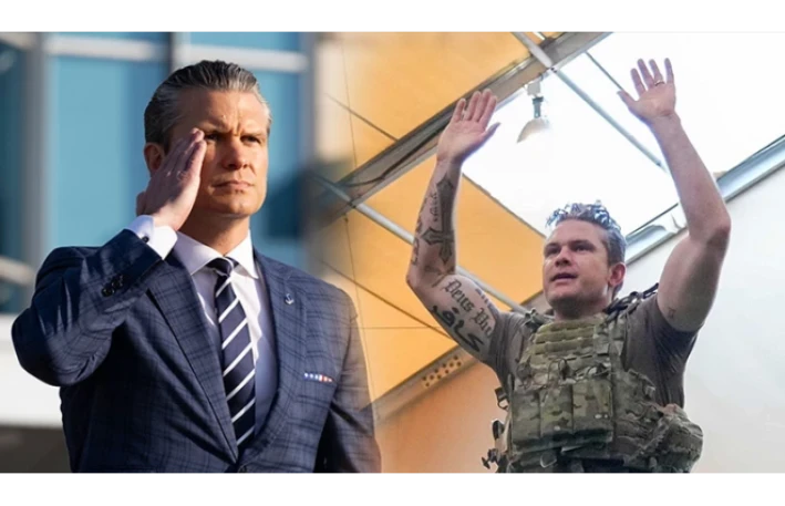 ABŞ müharibə nazirinin bədənində görün nə yazılıb! – MÜSƏLMANLAR NARAHATDIR