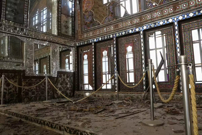 Şah Təhmasibin Tehranda tikdirdiyi sarayın İsrailin hücumundan sonrakı vəziyyəti – FOTOLAR