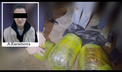 Sabirabadda qadından 14 kq narkotik vasitə aşkarlanıb 