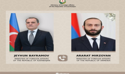 Ceyhun Bayramov erməni həmkarı ilə İranın Naxçıvana dron hücumunu müzakirə edib