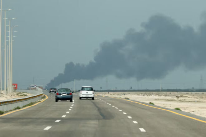 Səudiyyəlilər Ər-Riyadda 3 dron vurublar 