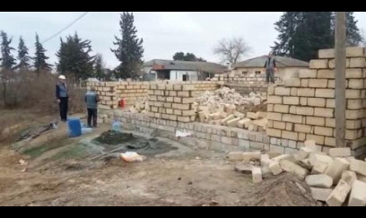 FHN qanunsuz tikililəri sökdü- VİDEO