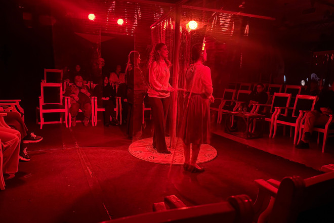 YUĞ-da “Birinci akt” tamaşasına daxili baxış keçirilib 