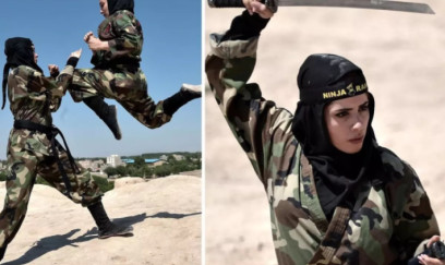 İranda “Qadın ninjalar” - İsrail əsgərlərini gözləyirlər - FOTO