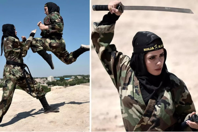 İranda “Qadın ninjalar” - İsrail əsgərlərini gözləyirlər - FOTO