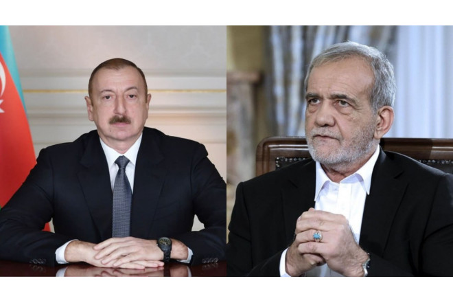 Məsud Pezeşkian İlham Əliyevə zəng etdi 