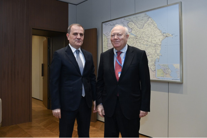 Ceyhun Bayramov BMT-nin  xüsusi elçisi ilə görüşdü 