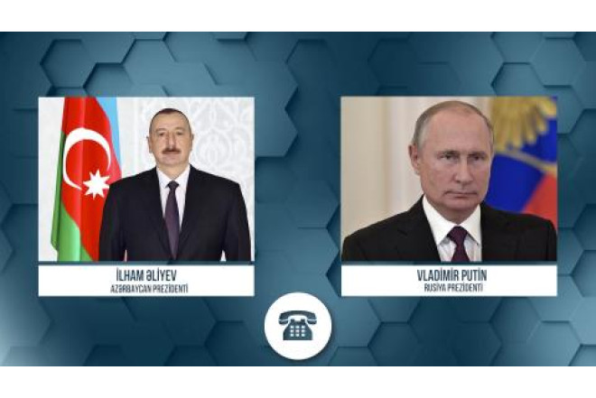 Vladimir Putin İlham Əliyevə zəng edib 