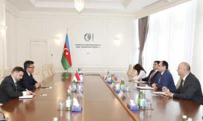 Nazir İndoneziya səfiri ilə görüşdü - Fotolar