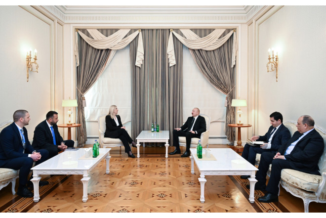 Azərbaycan Prezidenti Bosniya və Herseqovina Rəyasət Heyətinin üzvü ilə görüşüb 