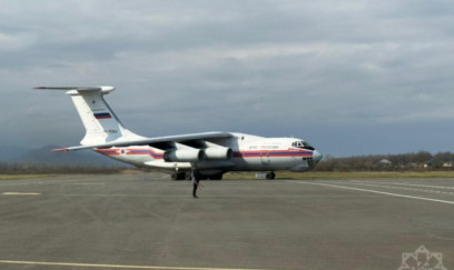 İrana yardım aparan Rusiya təyyarsi Lənkəranda 