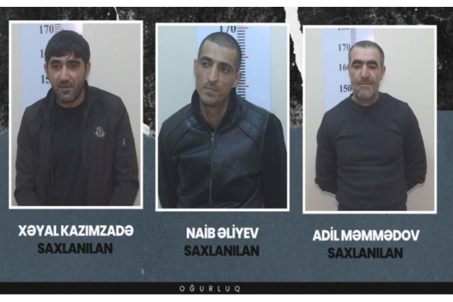 Gəncədə antik əşyalar oğurlayanlar tutuldular - VİDEO