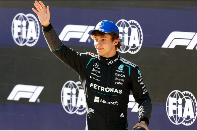 "Mercedes"in gənc ulduzu tarix yazdı 