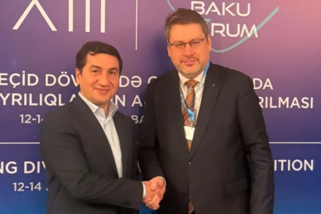 Hikmət Hacıyev Aİ-nin xüsusi nümayəndəsi ilə TRIPP layihəsini müzakirə etdi 