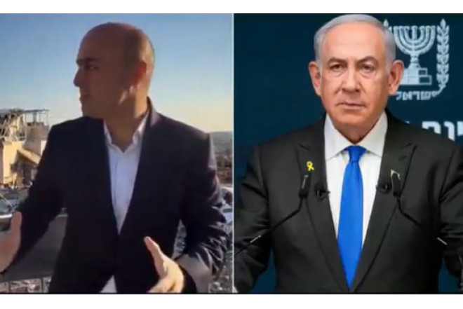 Jurnalist saxlanıldı - NETANYAHUNUN YERİNİ GÖSTƏRİBMİŞ - VİDEO