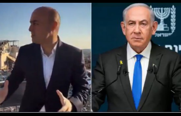 Jurnalist saxlanıldı - NETANYAHUNUN YERİNİ GÖSTƏRİBMİŞ - VİDEO