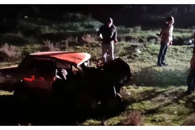 Ağcabədidə avtomobil dərəyə aşdı - 4 yaralı var