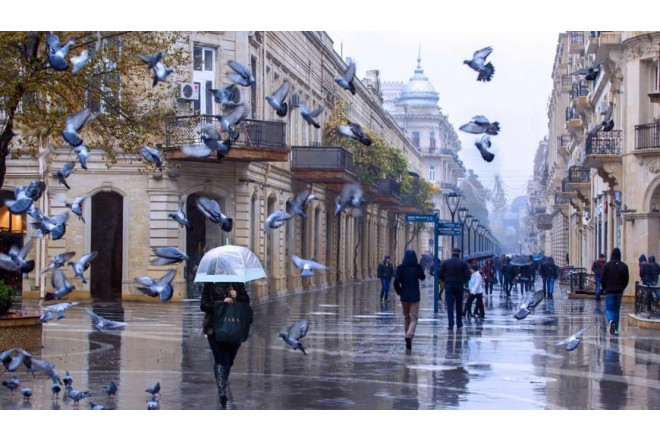 Sabah güclü külək əsəcək, yağış yağacaq 