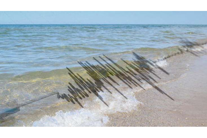 Xəzərdə zəlzələ olub - FOTO