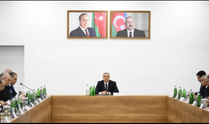 Samir Nuriyev Xocavənddə iclas keçirdi 