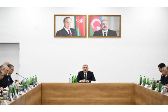 Samir Nuriyev Xocavənddə iclas keçirdi 