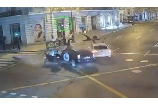 Bakıda motosikletlə BYD toqquşdu: ölən var 