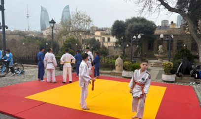 İçərişəhərdə idman festivalı keçirilir - FOTOLAR