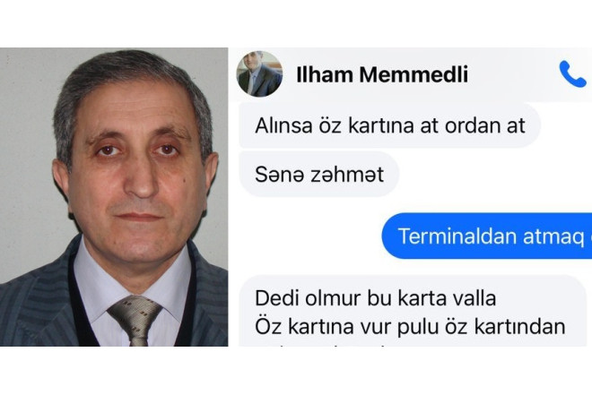 Dələduzlar jurnalistin adından istifadə etdilər - FOTOLAR