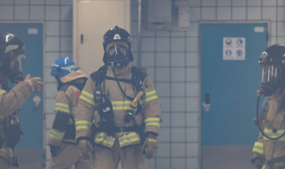 Tecon şəhərində güclü yanğın: 55 nəfər xəsarət aldı - VİDEO