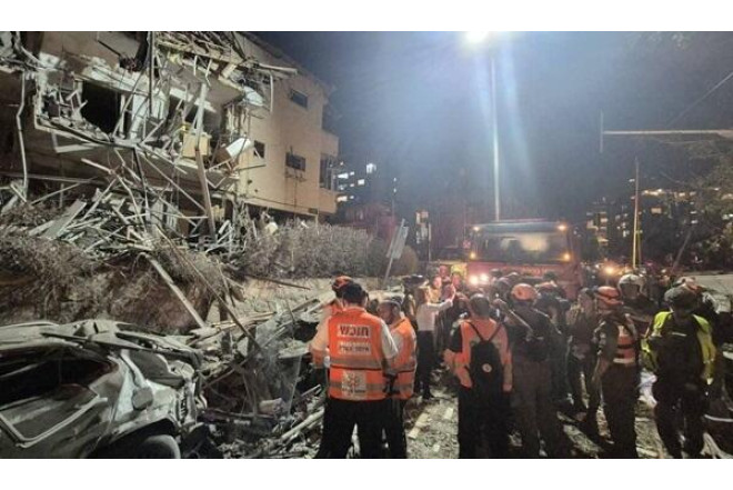 İran İsrailin Rehovot şəhərini vurdu 