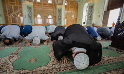 Bakıda Ramazan bayramı namazı qılınıb - FOTO 