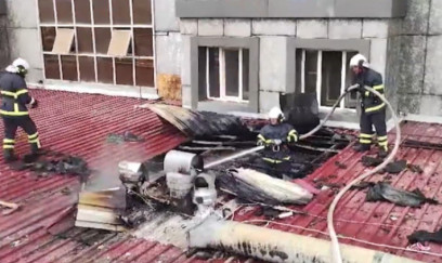 Naxçıvanda restoranda yanğın - İşçilərlə müştərilər təxliyə edildi-VİDEO