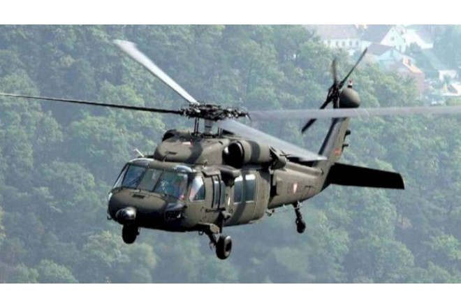 Hərbi helikopter dənizə düşdü - Ekipaj üzvləri axtarılır