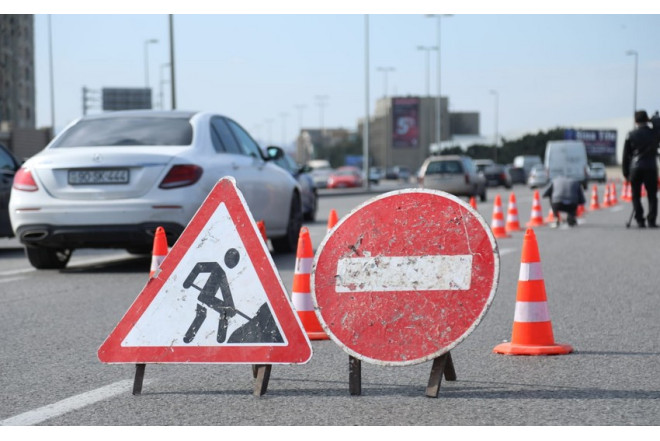 Bakının 42 ünvanında yollarda hərəkət məhdudlaşdırılır - SƏBƏB